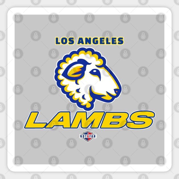 LA Lambs Magnet by wifecta